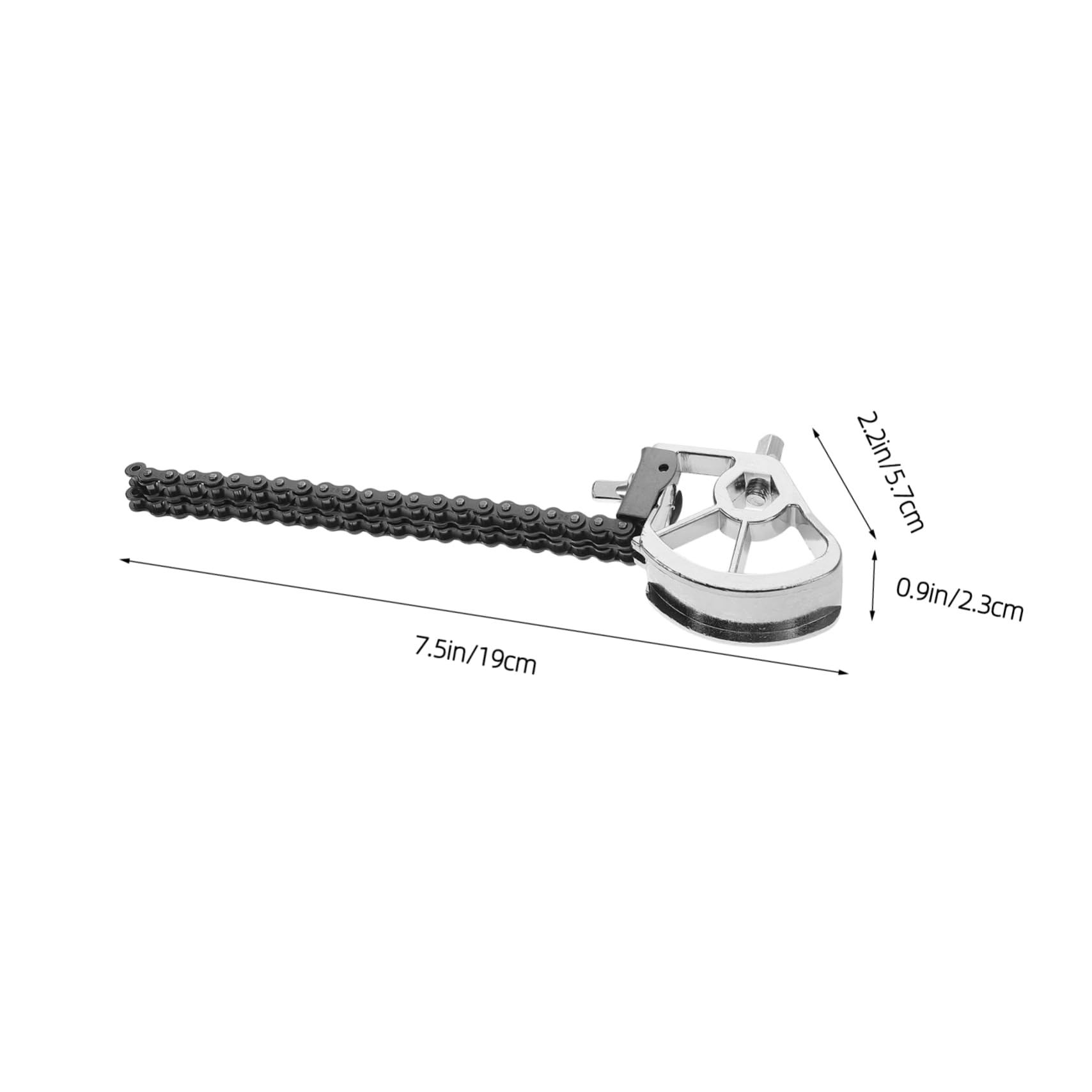 Yardwe Jazz Drum Pedal Single Bass Drum Pedal Double Chain Drive Replacement Parts Accessory