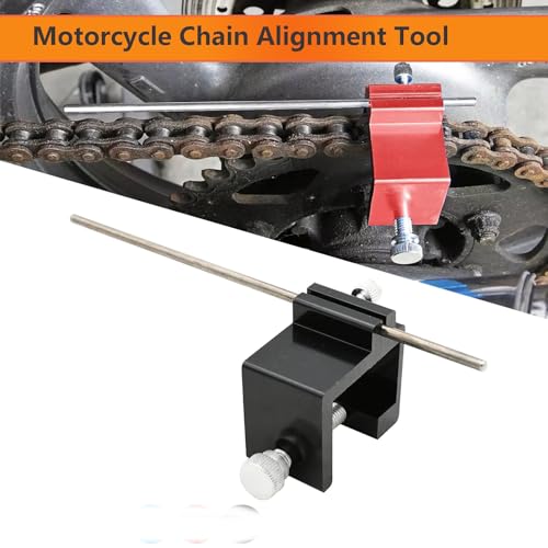 Image of Chain Alignment Tool for Motorcycle ATV Bike Sprocket Sport Dirt Bike Scooter Chain Adjusting Quick & Accurate Alignment Tool