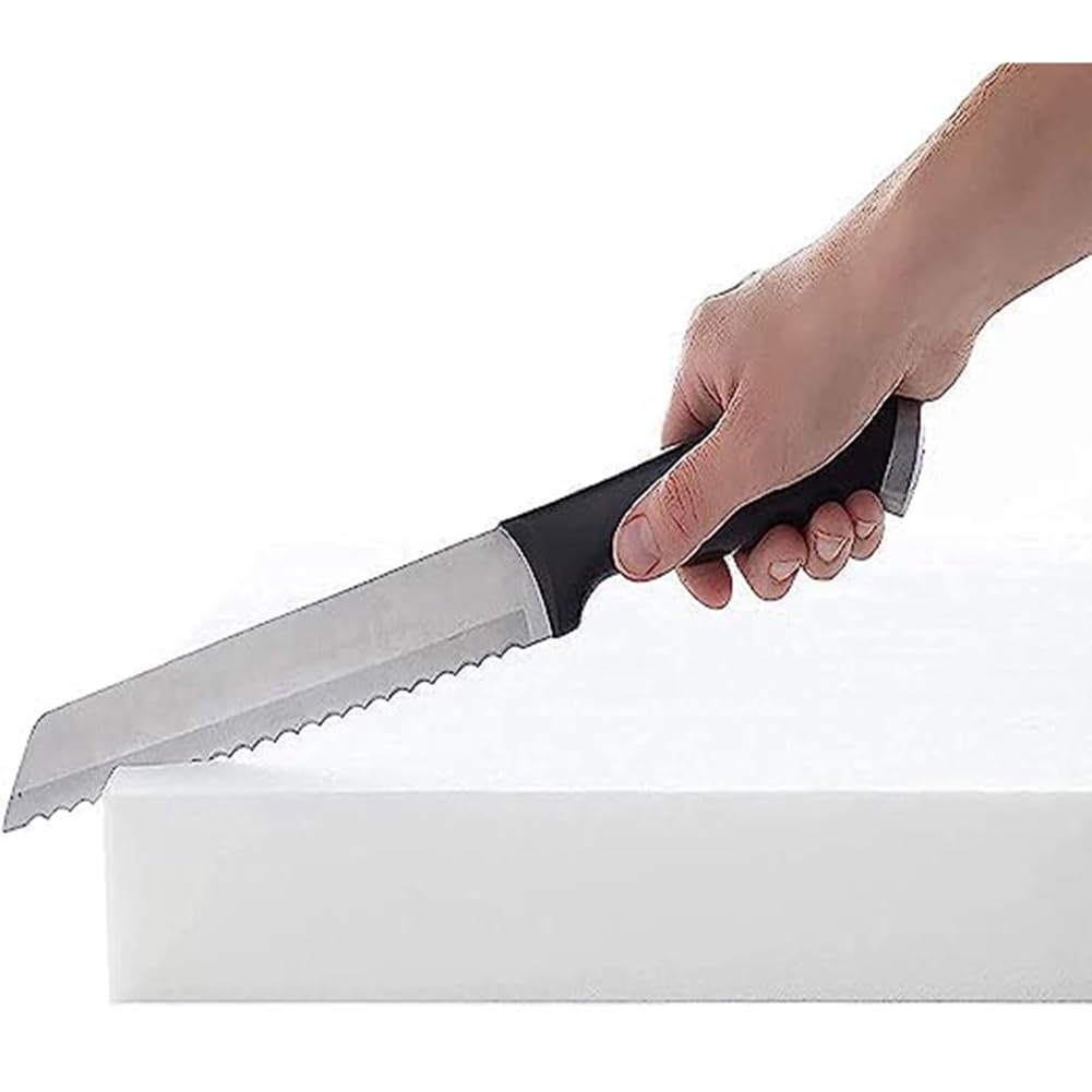 Plancha de Espuma a Medida 50kg/m³,Relleno de Espuma de Repuesto para Sofás (20cm-55x55cm) | Espesor 3/5/8/10/12/15/20CM, Plancha de Espuma de Alta Densidad y Firmeza para Cojines, Tapizar, Sillas