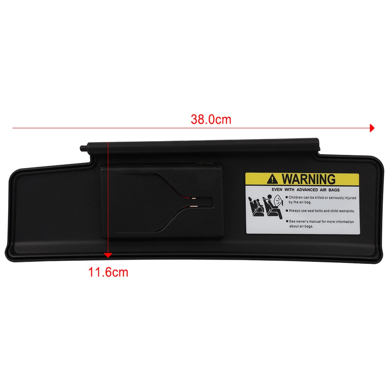 SCITOO Car Sun Visor Assbembly With Mirror Fit For 2006-2015 For Mazda For MX-5 Miata Black without Sunroof(Left and Right sides)