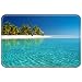 Produktbild Violetpos Fußmatte Palme Strand Meer Fußmatten Mat für Innen & Außen 40 x 60 cm