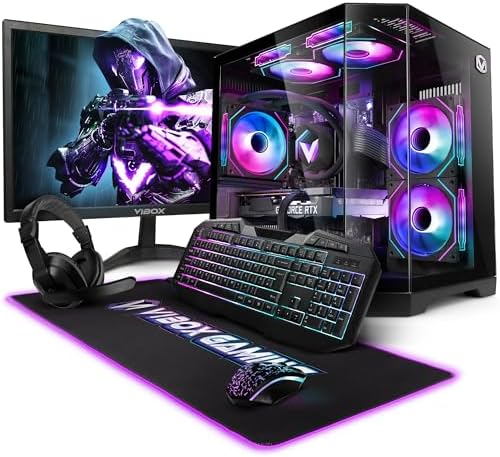 Vibox IV-354 Gaming PC Bundle • AMD Ryzen 7 5700X 4.6GHz • Nvidia...