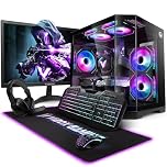Vibox IV-346 Gaming PC Bundle • AMD Ryzen 7 5700X 8-Core • Nvidia RTX 5060 8GB • 16GB RAM • 1TB SSD • Windows 11 • 23" Monitor • WiFi