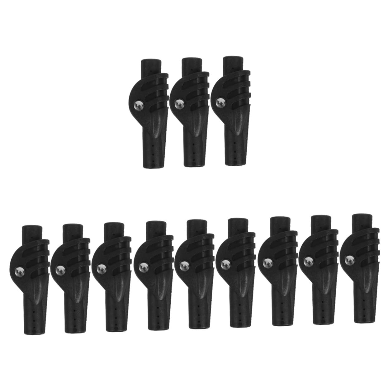 BESPORTBLE Joint De Tente Piquet De Tente Fournitures De Camping pour Le Camping sous Tente Accessoire De Tente Joint De Tige De Support De Tente Soutien Black Nylon