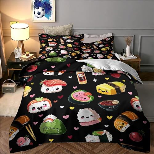 Parure de lit planches de surf 220x240cm housse de couette imprimé 3D King - 6
