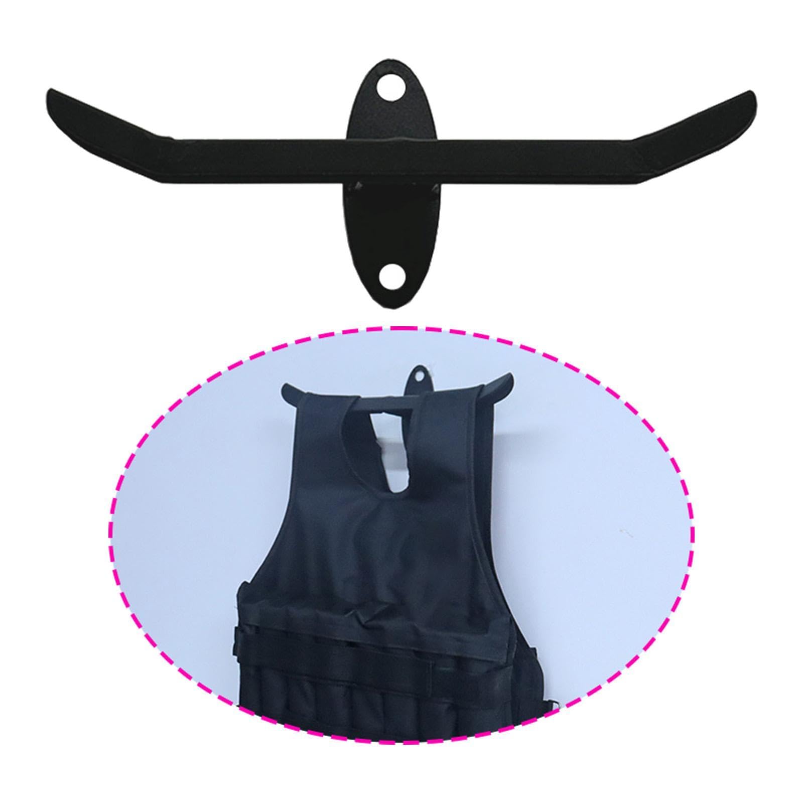 Homyl Supporto per Giubbotto Zavorrato da Parete, per Palestra, Facile da Installare, Porta Gilet Zavorrato