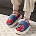 Fashion Autumn and Winter Boys and Girls Slippers Flat Bottom Thick Bottom Soft Comfortable Slippers Under 15 (Blue, 18-24 Months)