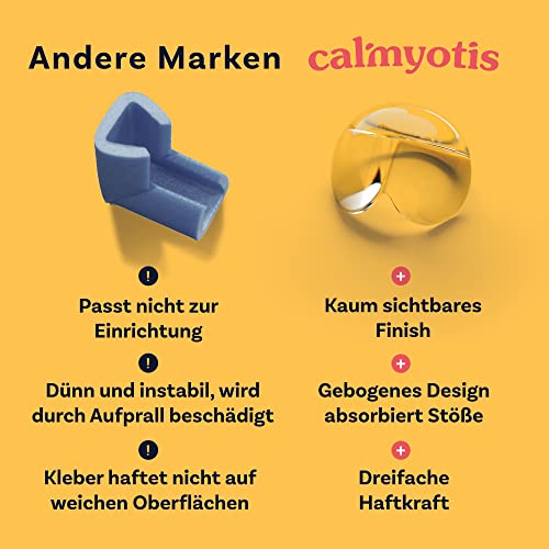 Eckenschutz und Kantenschutz für Kindersicherung, für Tisch und Möbel Ecken, Stoßschutz für Baby und Kinder, für Baby Schutz, Fortgeschritten (24 Advanced) 6