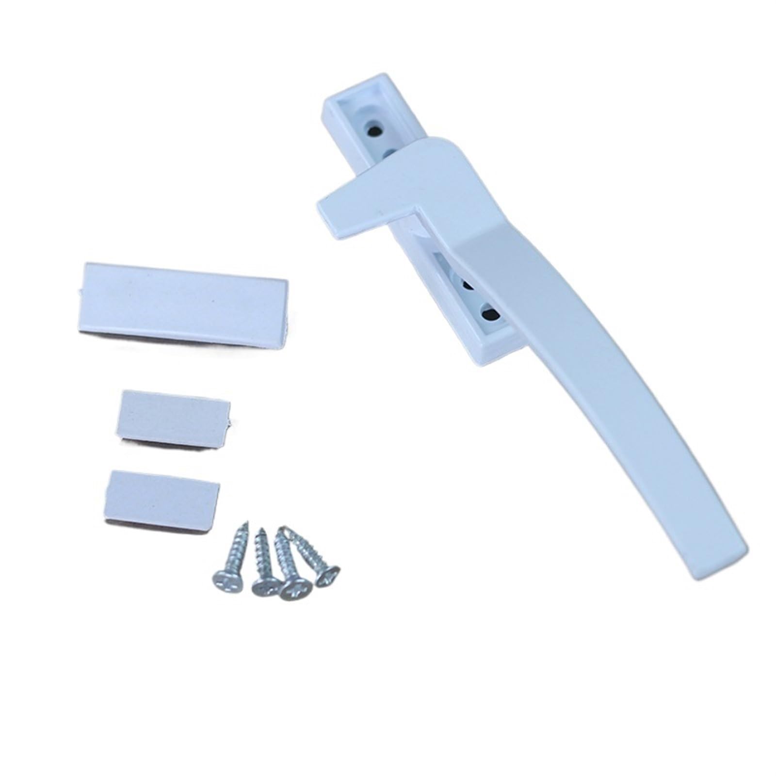 WDWDW Window Handles Thickened Plastic Steel Open Door with Lock Old Buckle and Aluminum Alloy Hardware