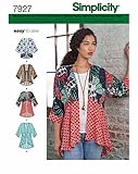  Simplicity 7927.A Schnittmuster Jacke (Damen, Gr. XXS - XXL)