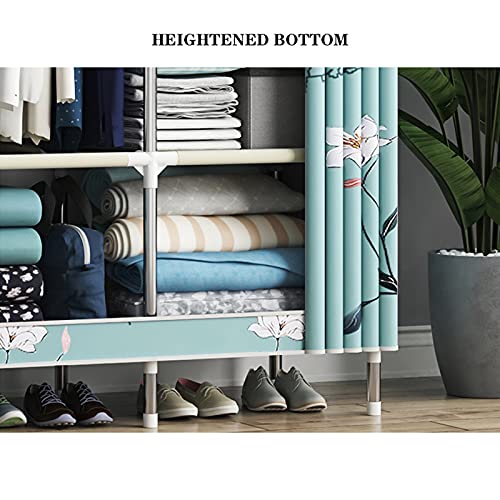 Closet portátil amplio para organizar el dormitorio de invitados con orden 6