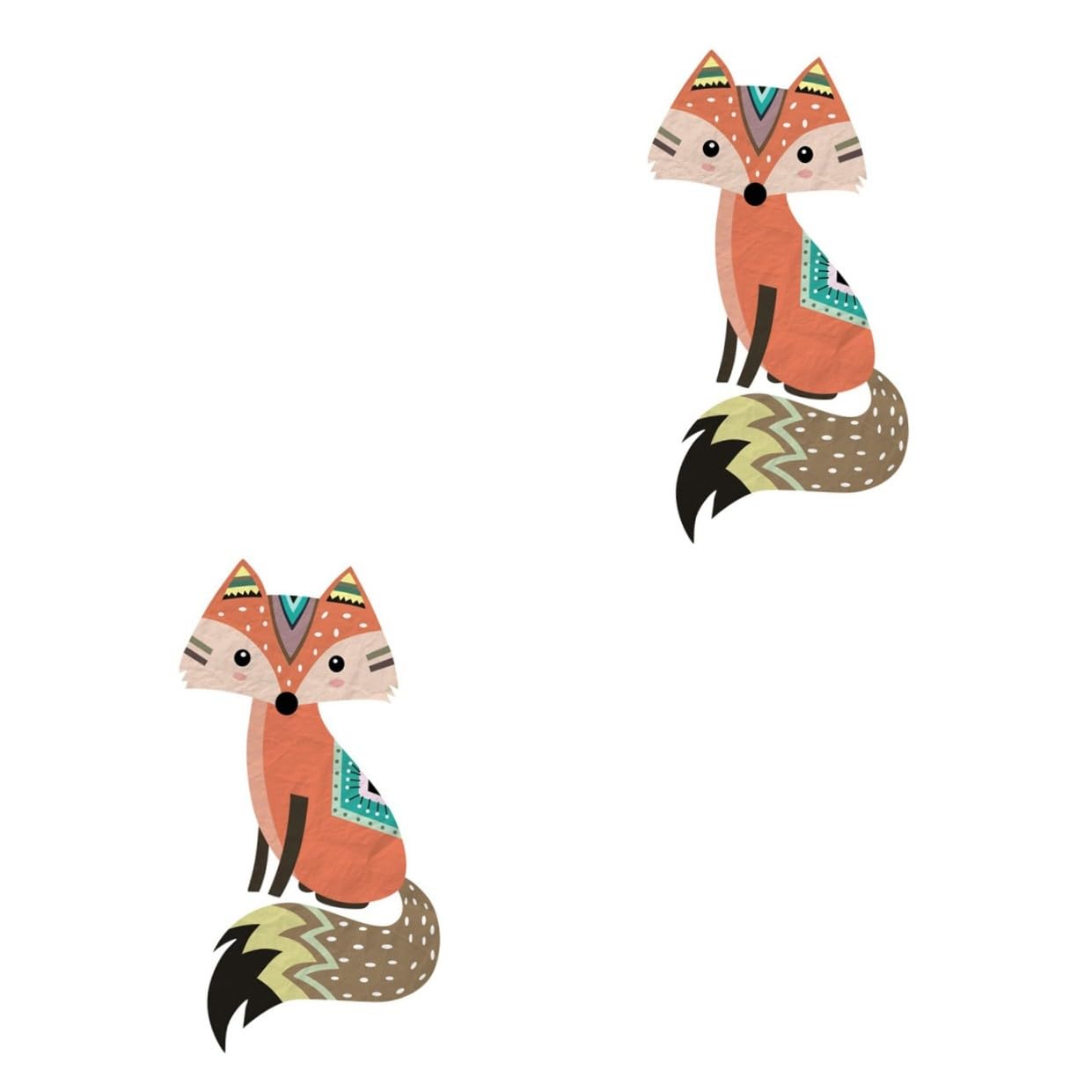Gadpiparty 2piezas Sticker Decorativo De Creativo Pvc Para Niño Niña Autoadhesivo Para Decorar Paredes y Ventanas Fiestas y Habitaciones