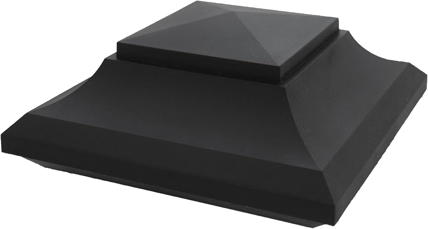 Nuvo Iron 4″ x 4″ Plastic Pyramid Post Cap - Pack of 24