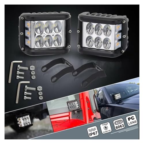 Lumière travail tout-terrain LED 45W projecteur spot inondation tricolore pour bateau et camion