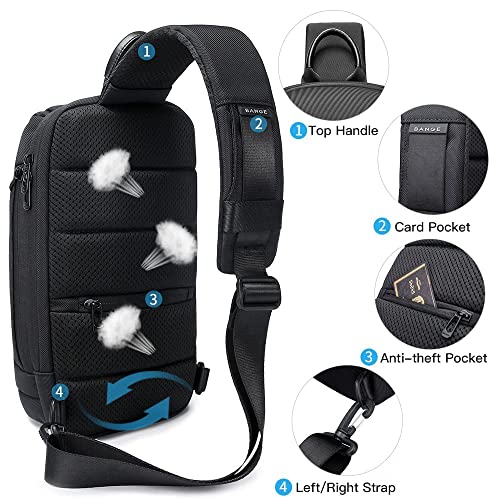 Image of BANGE Sling Bag for Men,Shoulder bags Crossbody Sling Backpack for Men and Women