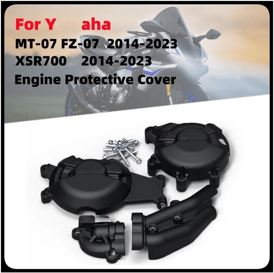 ヤマハ MT07 FZ07 XSR700 所有700 2014-2023 エンジン保護カバー オートバイクラッチパルス保護アクセサリ