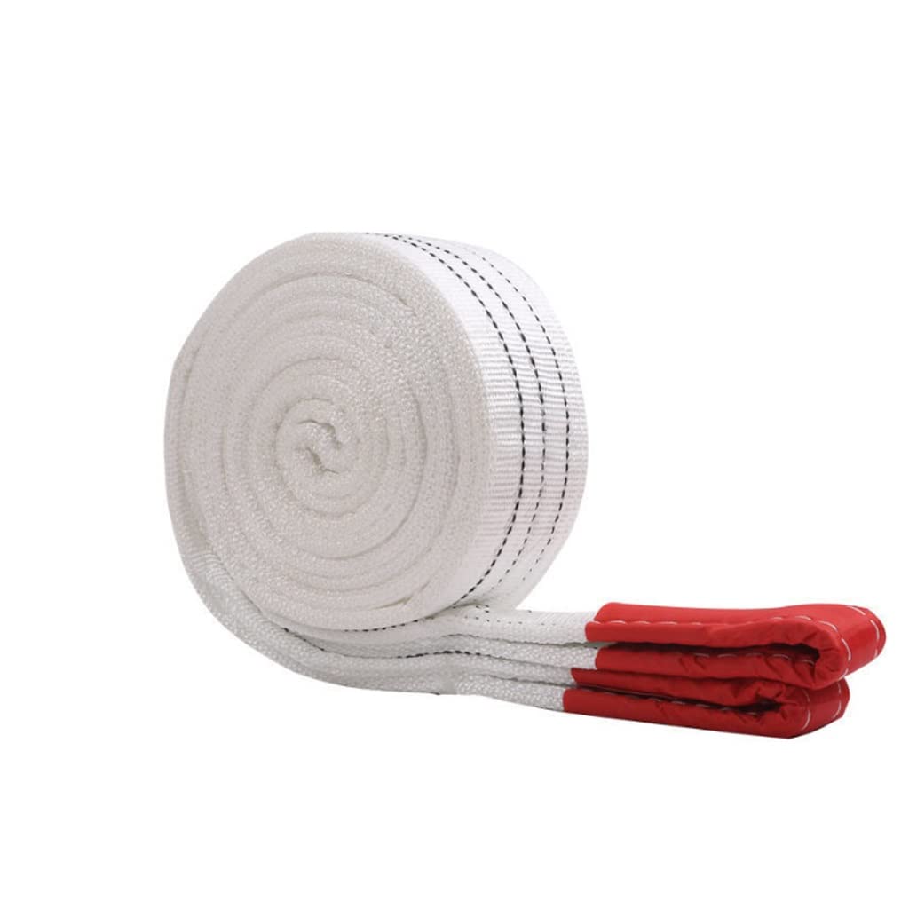 Flat Sling Double Lifting Sling Double Buckle Sling Crane Sling Straps for Lifting Heavy Objects Multi-Layer Weaving Lifting Straps for Movers 2T Load (Color : 2T, Size : 9M)