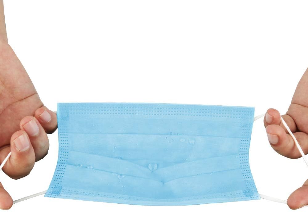 Eventronic Face Mask 50 PACK, 3 ply Face Mask Cover, Disposable Mask, Comfortable and Breathable (Blue)