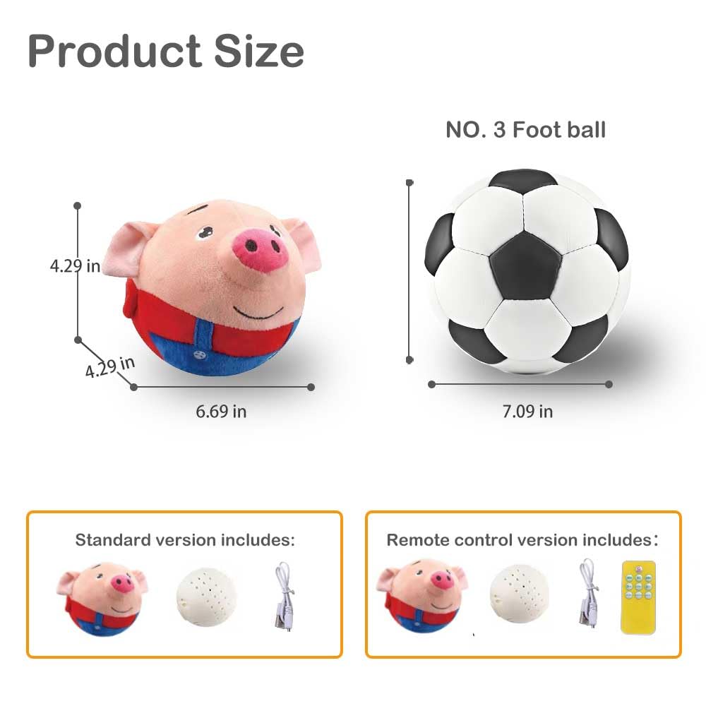 Jouet interactif en peluche pour chien, jouet en peluche qui couine pour chien, chat - Jouet couineur pour chien, chat - Jouet pour animaux de compagnie, chiens, chats (souris pâle + cochon bleu (étui