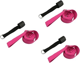 Toddmomy 3pcs stretch strap Gymnastics Stretch Strap elastic band Stretching Strap sports belt ring elasticity exercise stretch bands exercise belt belt ring yoga rope yoga door leg strap