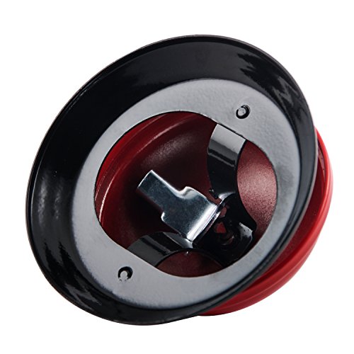 Red Call Bell, Desk Bells Ring, All-Metal Construction, Chrome Finish, No-Slip, Service Bell For Bar, Restaurants, School,Pet Traning #TOP5
