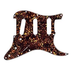 IKN Set of Scratch Plate 11 Trous Style SSS Pickguard et Tremolo Cavity Cover Back Plate with Screws for US/Mexican… - Les Beatles, Paul McCartney, John Lennon, RIngo Starr, George Harrison IKN Set of Scratch Plate 11 Trous Style SSS Pickguard et Tremolo Cavity Cover Back Plate with Screws for US/Mexican… – Image 3