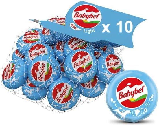 Light Semisoft Cheese Snacks, Individually Portioned for Convenient Snacking, Lactose-Free, 20g x 10 Pack