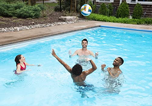 WAHU 100% Waterproof Soft Beach Volleyball for Play in and Out of Water, Outdoor Regulation Size 5 Volleyball for Beach and Pool, Blue