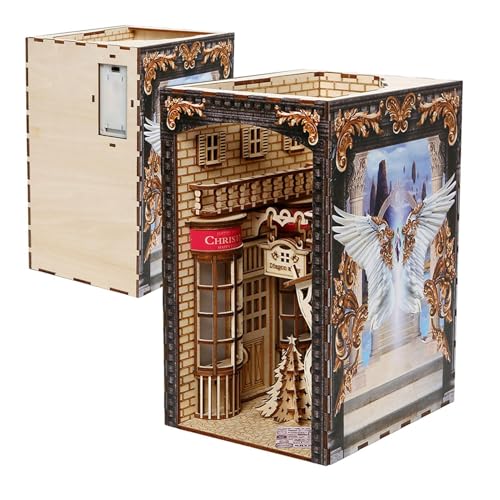 Kit Book Nook puzzle 3D créatif le cadeau idéal en bois pour vos collègues et amis