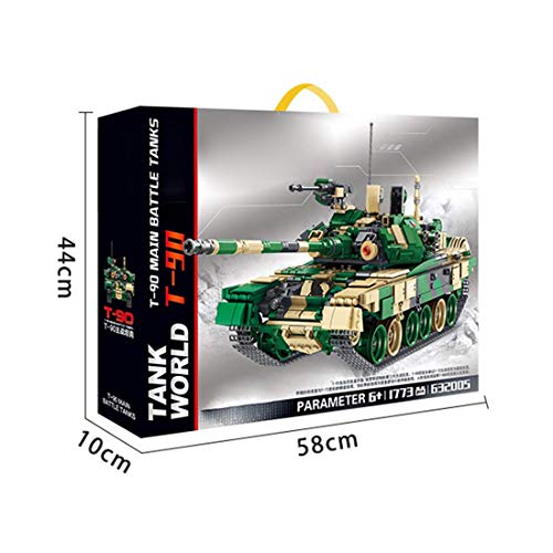 YPZ Technik Panzer Bausteine, Leopard 2a6 Panzer Modellbausatz Panzer, Militär Panzer Bausatz Klemmbausteine… – Bild 3