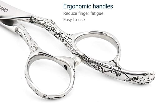 Miniatura 9 de Tijeras de corte de cabello de 6 pulgadas y tijeras de adelgazamiento de cabello de 5.75 pulgadas Tijeras de peluquería Tijeras de peluquería Kinsaro