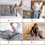 10-Pack Vacuum Bags for Travel with Wireless Rechargeable Pump - Image 6