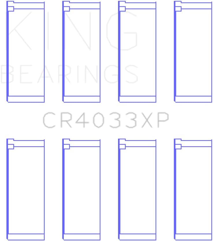 King Bearings CR4033XP Connecting Rod (Cr4033Xp Xp Series; Tri-Metal Performance), 1 Pack