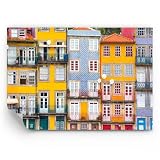 ARTTOR Carta da Parati Adesiva Deluxe - Casas Ribeira Porto - 100x70 cm - Fotomurali Decorazione Murale Moderna Poster gigante XXL Decorazione da Muro Design Camera da letto - WF4AA100x70-4249