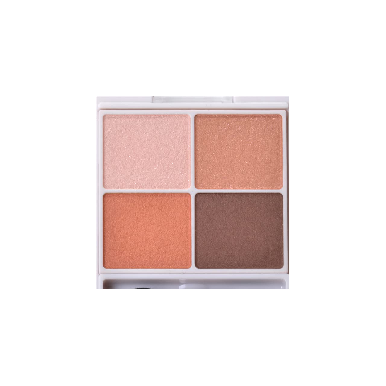 CANMAKE Silky Souffle Eyes 4-Color Eyeshadow Palette 0.16 oz (4.8 g) (07 Nectarine Orange)