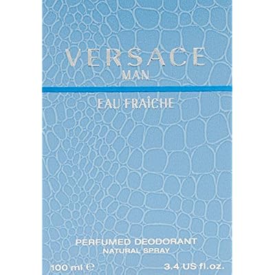 Versace Man Eau Fraiche by Versace for Men 3.4 oz Perfumed Deodorant Spray