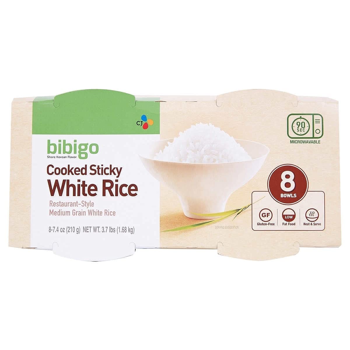 bibigo RestaurantStyle Cooked Sticky White Rice, 8 Ubuy Nepal