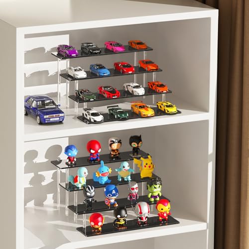 4 Tier Acrylic Display Risers, Clear Perfume Organizer Stand, Large Cupcake Stand Holder, Dessert Display for Party, Display Shelf for Figure and Collection, Riser Stand for Decoration and Organizer - Image 8