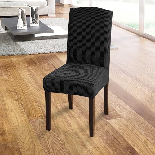 Granbest High Stretch Dining Chair Slipcovers, Universal Fit Jacquard Parson Dining Chair Covers - Image 2