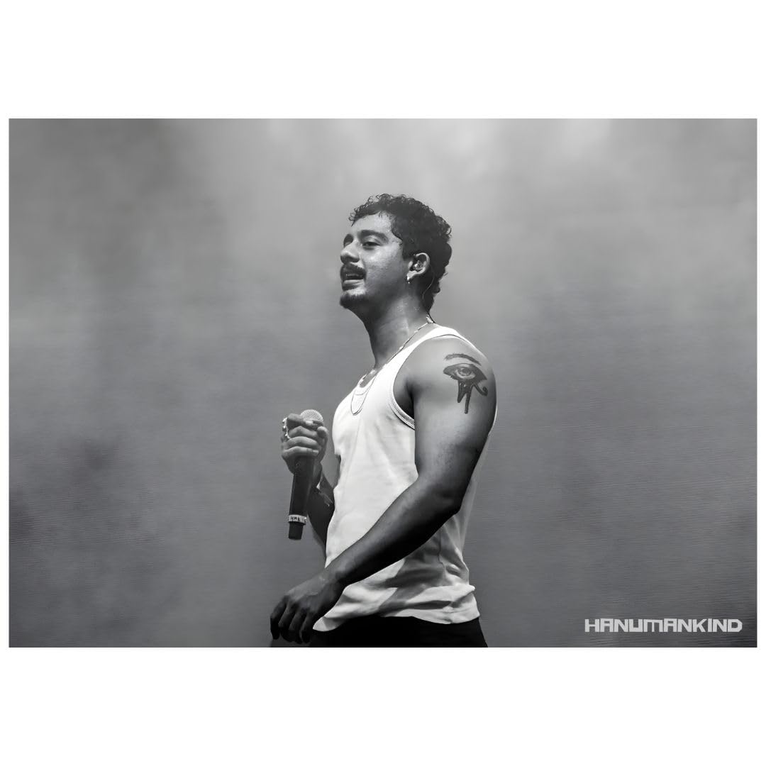 Funk You StoreFunk You Store Hanumankind Poster | Big Dawgs Singer Hip Hop Rapper A3 (42 x 29 cm) | Matt Unframed for Bedroom, Office, Dorm | Glue Dots Included