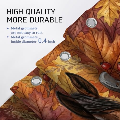 Rideau de douche extra long rustique orange 183x243 cm lavable