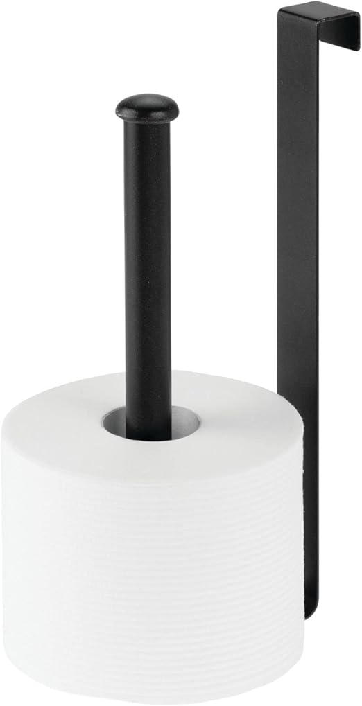 mDesign Metal Wire Over The Tank Toilet Tissue Paper Roll