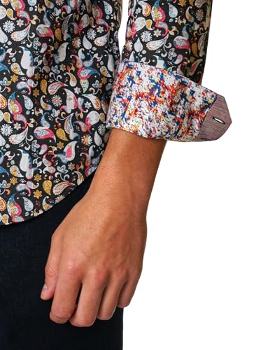 Robert Graham Men's Durham Long Sleeve Woven Button Down Shirt3