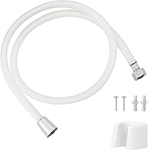 HOMEMATES High-Pressure ABS Handheld Bidet Spray Premium Health Faucet Pipe for Bathroom Use, Suitable for Western Toilets, and Hygienic Cleaning Solution (White)