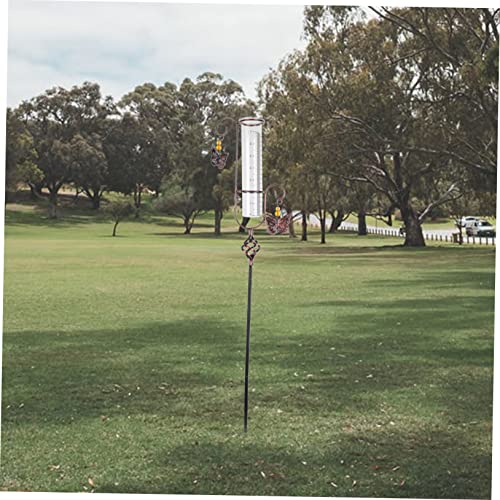 Amosfun 1Stk Regenmesser Regen Me? Statuen im Freien messbecher gartenwerkzeuge weihnachtsdeko aussen Weihnachten deko Rasen Niederschlagsmesser Werkzeug zur Gartenverwaltung Anzahl Glas – Bild 3