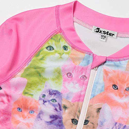 Jxstar Girls Rash Guard One Piece Mermaid/Unicorn Swimsuit Swimwear UPF 50+ UV3