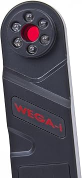 KJB DD1200 WEGA iProtect PRO Camera Finder, Detection of All Types Of Hidden Video Cameras, IR Filter, Adjustable Brightness with Bargraph, Low Battery Indicator, Metal Case, Detection up to 60 feet