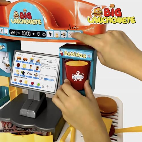 Big Lanchonete Fast Food de Brinquedo Completa Infantil