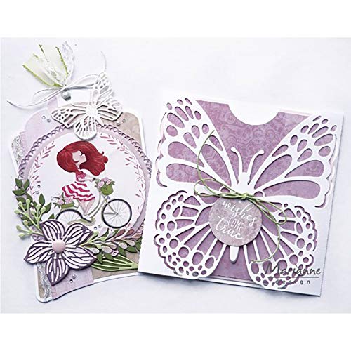Marianne Design Craftables Open Flowers, Metal, Silver or White, Small - Image 2
