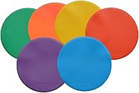 Vista 1 de Marcadores de punto 6 marcadores de piso de 4 pulgadas, 6 pulgadas, 8 pulgadas, 10 pulgadas, 12 pulgadas, para entrenamiento de agilidad de niños